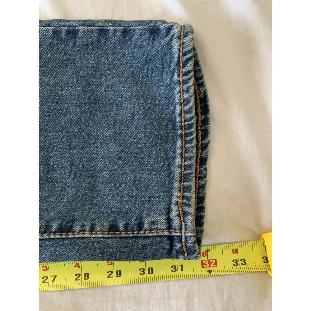 NWT TRUE RELIGION Sz 38 X 32 Geno BIG T SLIM W/FLAP STRETCH DENIM JEANS